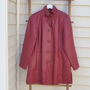 East 5th Genuine Leather Red Jacket Size XL